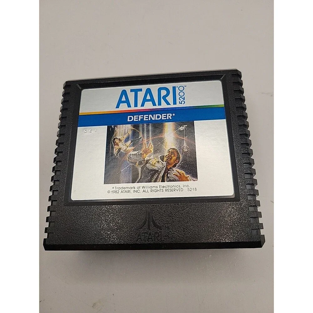 Atari 5200 6 Game Lot Pole Pos,Space Invaders,Dig Dug,Centipede,Defender,Jungle